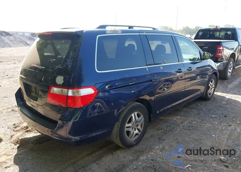 2006 Honda Odyssey Ex-L из США, поврежденный, VIN 5FNRL386X6B112906